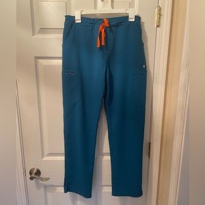 Figs Alps Blue Yola Skinny Scrub Pants